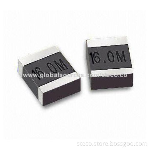 Ceramic Resonators with 8.00 to 60.00MHz Monolithic Chip Type and 16.00 to 60.00MHz Frequency